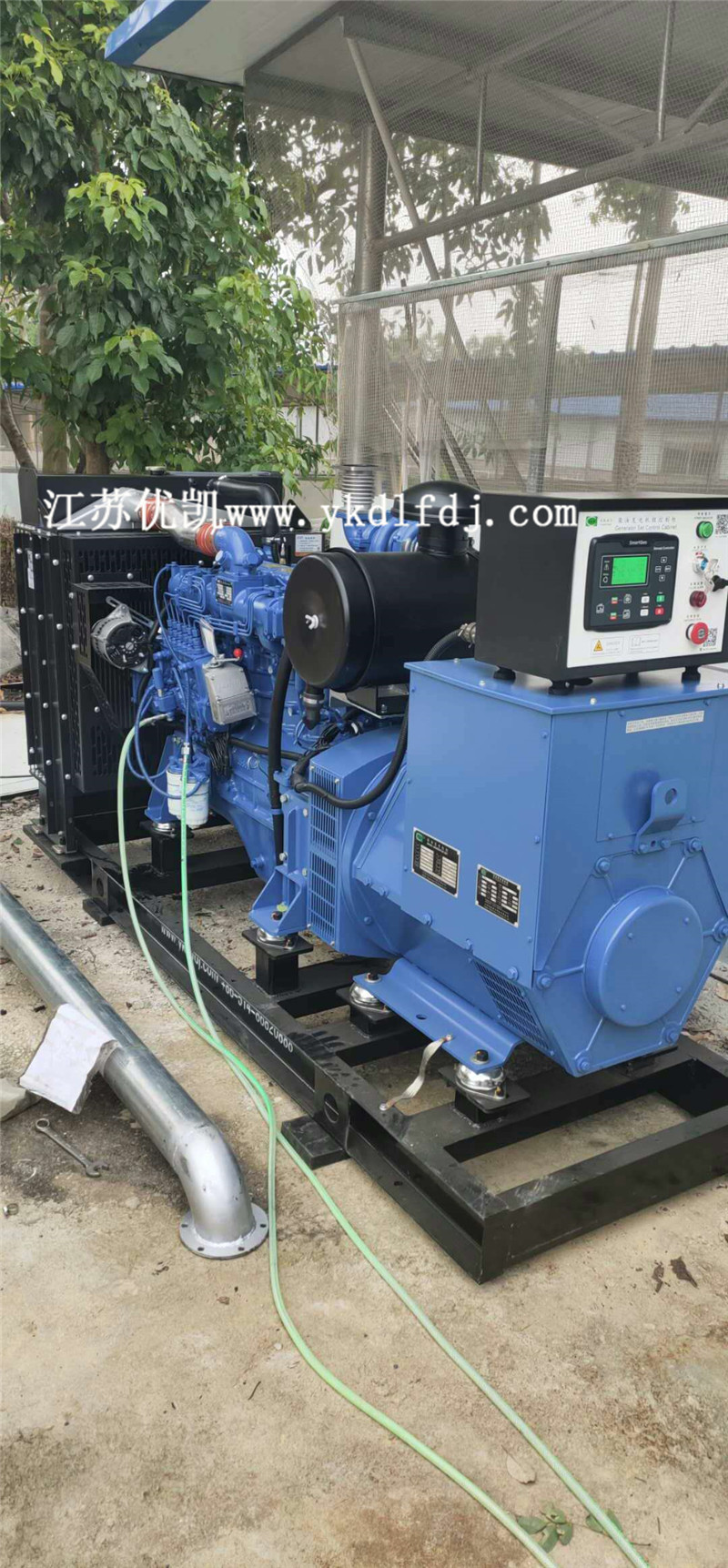 2020年10月13日，150KW玉柴發(fā)電機組交付廣西某養(yǎng)殖場使用