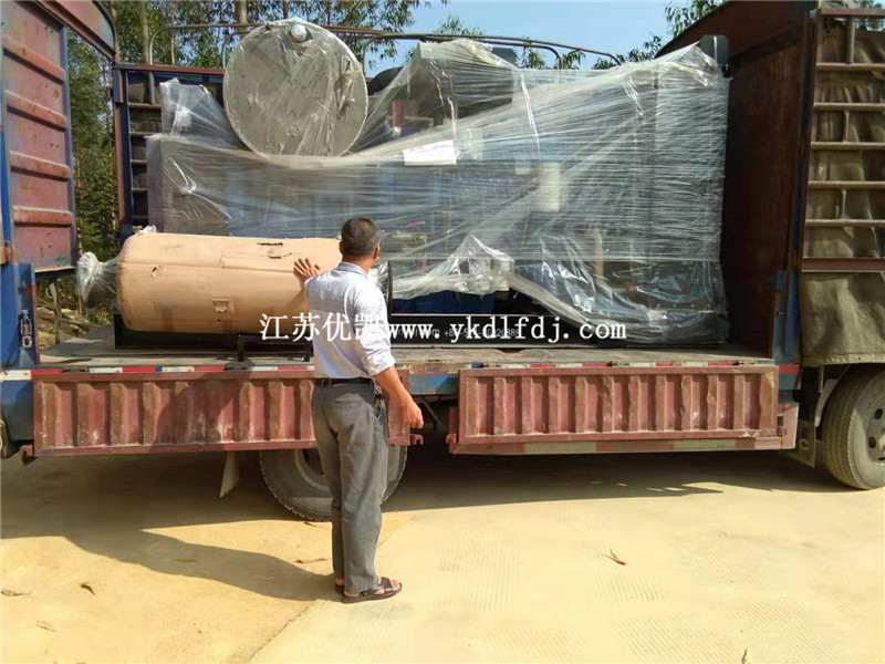 2020年11月26日，500KW玉柴發(fā)電機組交付廣西興業(yè)縣某工廠使用