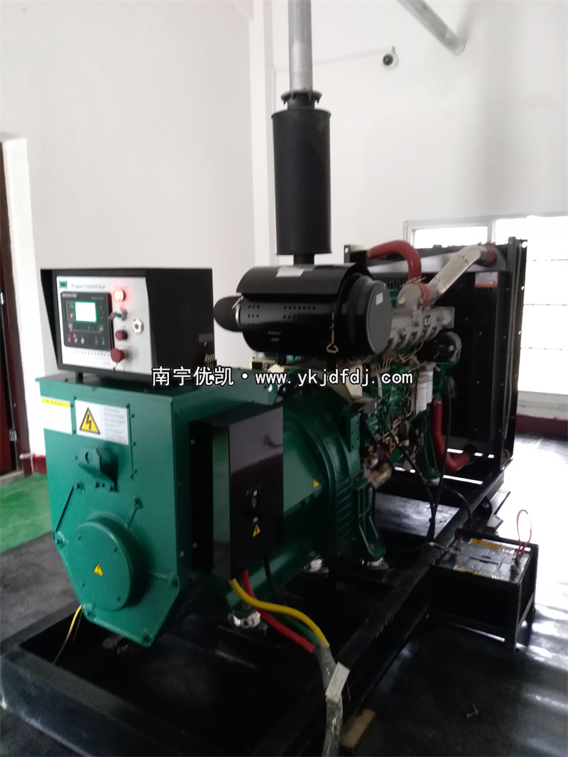 2022年6月28日，200KW玉柴發(fā)電機(jī)組崇左項目安裝調(diào)試完畢