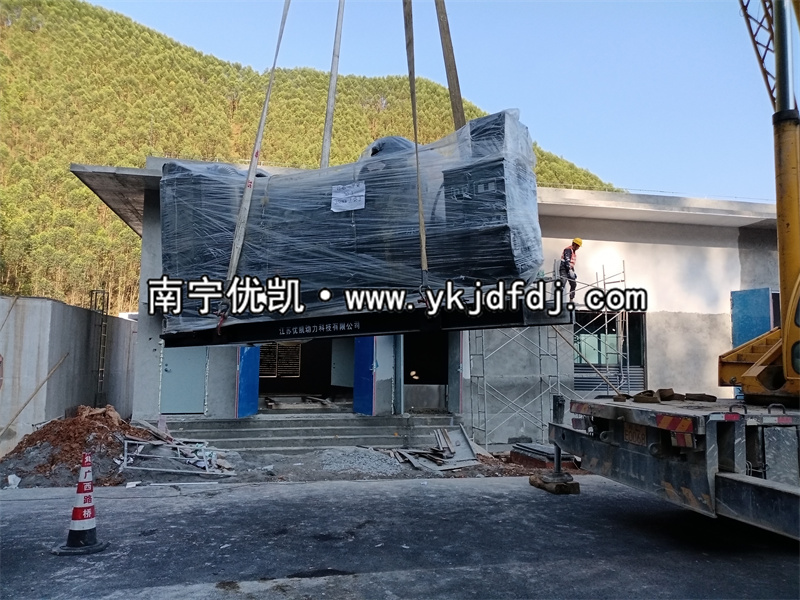 2022年12月15日，120kw-500kw上柴發(fā)電機(jī)組某高速公路安裝現(xiàn)場(chǎng)