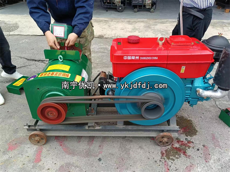 2023年5月9日，客戶到店自提一臺(tái)24kw單缸柴油發(fā)電機(jī)