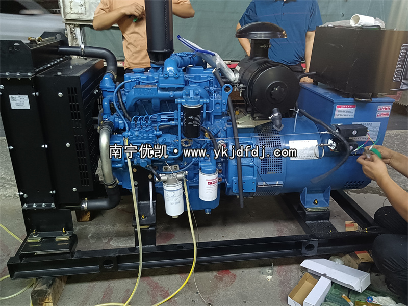 2023年5月23日，客戶到店自提一臺50kw玉柴柴油發(fā)電機(jī)組