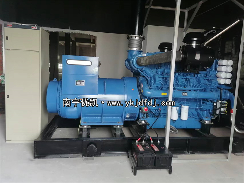 2023年6月27日，來(lái)賓項(xiàng)目1250kw玉柴發(fā)電機(jī)組安裝完成并試機(jī)調(diào)試