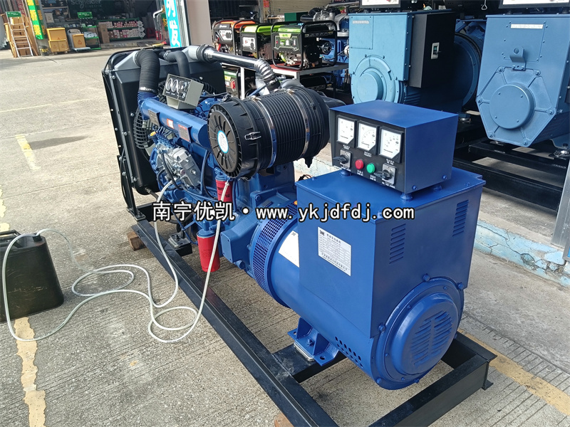 2025年7月25日，來賓項目120KW柴油發(fā)電機組試機并發(fā)貨