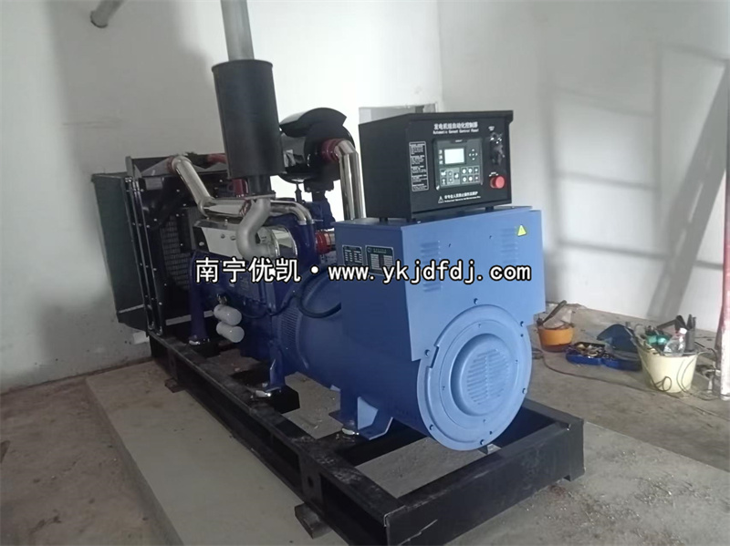 2025年10月30日，防城港項目300kw柴油發(fā)電機組安裝完成并試機